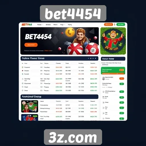 Acessibilidade e design do site bet4454